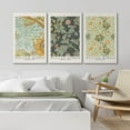 thumbnail image 3 of PixonSign Canvas Print Wall Art Set William Morris Flower Tapestry Posters Nature Wilderness Illustrations Modern Art Decorative Floral Botanical Minimal Calm/Relax/Cozy for Bedroom - 24"x36"x3, 3 of 5