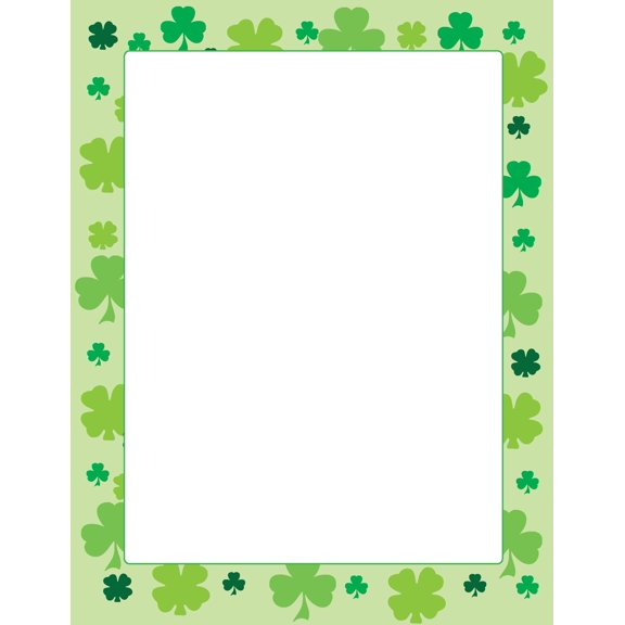 SHAPES ETC. Designer Paper - St. Patrick's Day (50 Sheet Package)