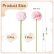 thumbnail image 2 of Uxcell 10 piezas de flores de bola de crisantemo artificiales, ramo de flores de crisantemo falsas de seda para decoración de hogar, jardín, boda y fiesta, rosa claro/rosa oscuro, 2 of 7