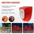 Animal Repellent Motion Sensor Alarm Lamp Outdoor Solar Power Dog