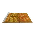 thumbnail image 2 of Ahgly Company Machine Washable Indoor Rectangle Animal Yellow Traditional Area Rugs, 8' x 10', 2 of 4