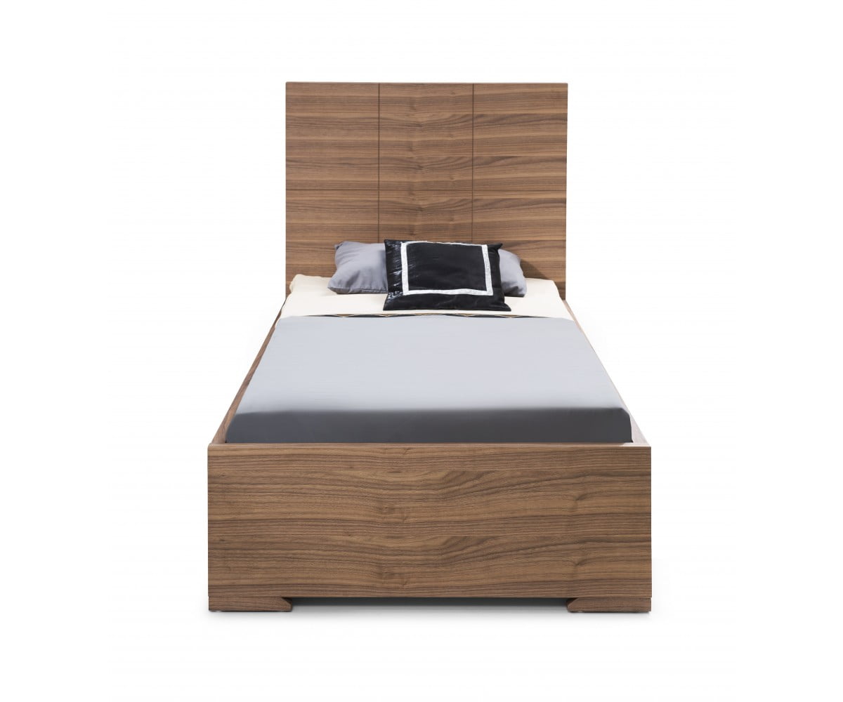 Anna Twin Trundle Bed With Dividers For Storage Finish Walnut Anna Twin Trundle Bed With Dividers For Storage Finish Walnut Com