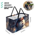 thumbnail image 2 of Snowman Large Foldable Oxford Cloth Storage Basket: Tote Bag, Laundry Organizer, and Storage Box, 2 of 7