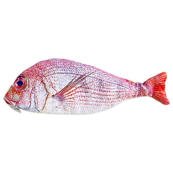Creative Fish Pen Bag - Lifelike Design, PU Leather, for Stationery/Cosmetics