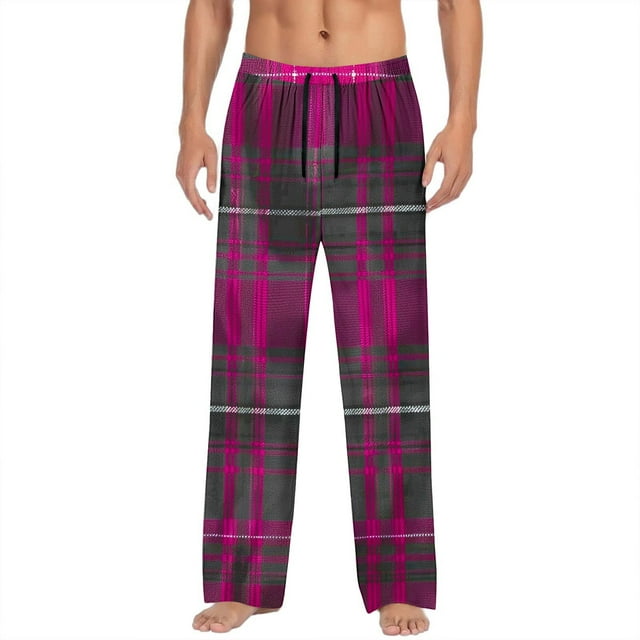 Weiqiqre Mens Cargo Pants Bottoms Elastic Waist Drawstring Fallow Sleep Lounge Pants,Size M