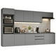 thumbnail image 1 of Cocina Integral Completa Modular Madesa Nice 320cm Gris, 1 of 10