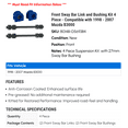thumbnail image 2 of Front Sway Bar Link and Bushing Kit 4 Piece - Compatible with 1998 - 2007 Mazda B3000 1999 2000 2001 2002 2003 2004 2005 2006, 2 of 2