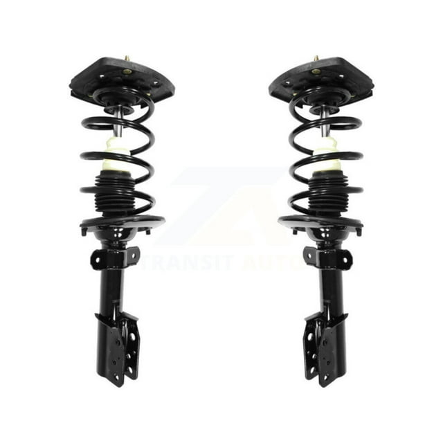 Transit Auto Rear Complete Shocks Strut and Coil Spring Mount Assemblies Kit for Car Chevrolet Impala Monte Carlo Oldsmobile Intrigue Fits Police Taxi; Excludes 17" 18" Wheels - K78A-100264