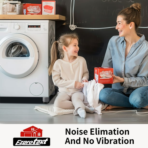 Anti Vibration Pads, 4pcs Washing Machine Base Foot Pads, Non Slip Heighten Shock And Noise Cancelling