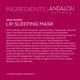 thumbnail image 5 of Mascarilla de labios Andalou Naturals 1000 ROSES Overnight 12 ml vegana, 5 of 5