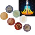 thumbnail image 4 of Piedras De Chakra, Cristales Curativos De Mini Amuleto Para La Oficina Para El Hogar Ccdes Otros, 4 of 8