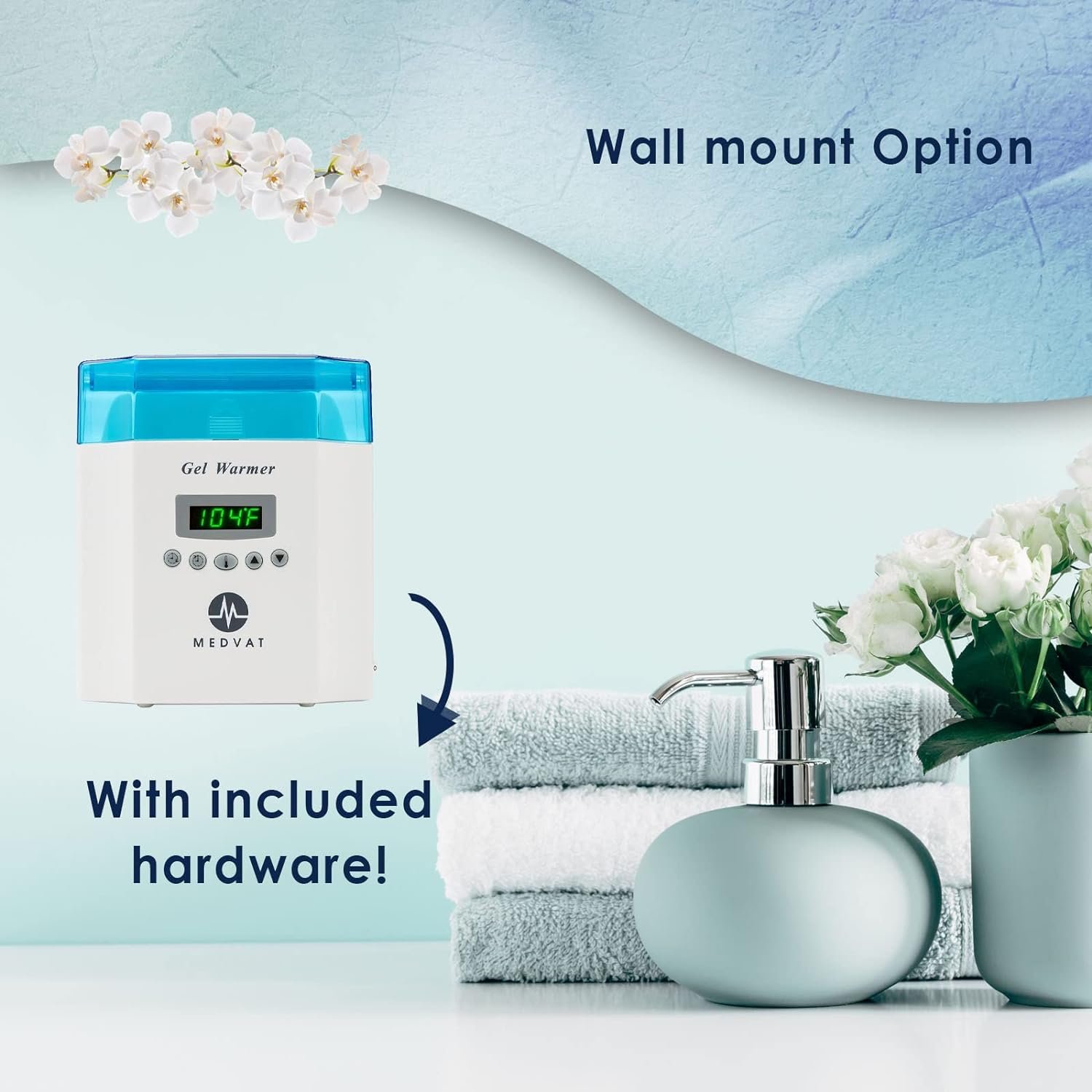 Medvat Double Digital Display Gel Warmer, with Timer & Adjustable Temperature