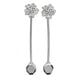 thumbnail image 2 of Retención de cortina de flores de cristal Jadeshay 2 piezas alzapaños magnéticos para cortinas, 2 of 8
