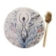 thumbnail image 1 of Tambor de chamán hecho , con baqueta Música Árbol Tambores siberianos Instrumentos musicales para adultos Niños, 1 of 9