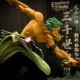 thumbnail image 4 of Roronoa Zoro Anime Action Figure, Three Swords Style Statue- Three Thousand World, Anime Collection Model Figure Toy Decoration Gift, 8 inch, 4 of 8