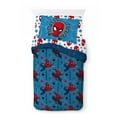 thumbnail image 1 of Marvel Spider-Man Ensemble de Literie 4 Pièces pour Lit 1 Place + En Prime un Sac, 1 of 4