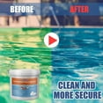thumbnail image 2 of Pastilles de Nettoyage pour Piscine, Pastilles de Chloration pour Bains Thermaux, Pastilles de Chlore à Dissolution Lente pour Piscines et Spas, 2 of 5