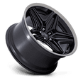 thumbnail image 3 of 22x10.5 Asanti Black AB046 Duke Satin Black DDT Lip Wheel Blank (18mm), 3 of 3