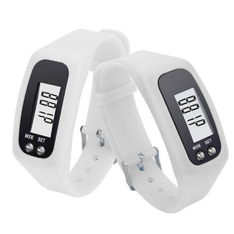 Nurse Watch Digital LCD Pedometer Run Step Walking Distance Counter Watch Bracelet Walmart