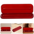 thumbnail image 4 of GAXIRE Family Wooden Pen Holder Dark Red 1Set 6.6X2.1X1.1In, 4 of 5