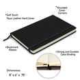thumbnail image 6 of Simply Genius (4pk) A5 Leatherette Cover Journal Notebook, 5.7" x 8.4", 6 of 7
