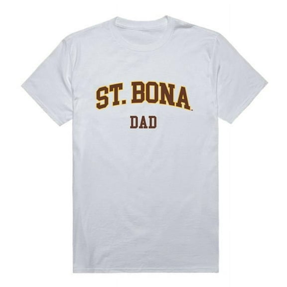W Republic Products 548-386-WHT-02 St. Bonaventure University College Dad T-Shirt, White - Medium