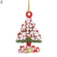 thumbnail image 2 of Hanging Pendant Christmas Series Pattern Weather Resistant Wood Door Decorating Sign Kids Gift, 2 of 9