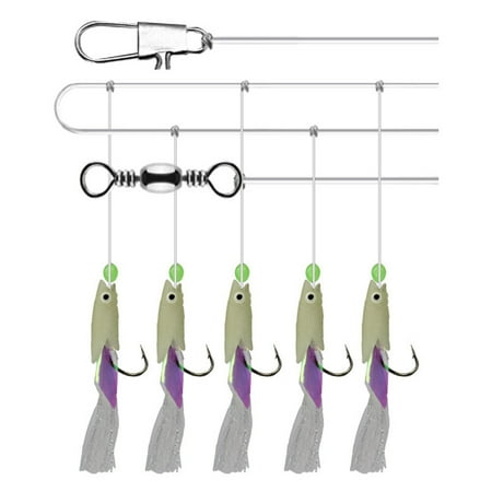 unbranded 2 Strings Fashionable Lip Gloss Tube Treble Bait Cod Lure