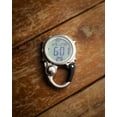 thumbnail image 3 of Sandblasted Silver Digital Clip Watch with Alarm and Stopwatch by DAKOTA, 3 of 10