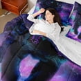 thumbnail image 4 of Homewish Tiger Animal 7-Piece Twin Bedding Set - Universe Galaxy Ombre, 4 of 8