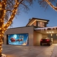thumbnail image 4 of Christmas Garage Door Decorations Banner Large Outdoor Indoor Holiday Decor for Home Exterior Lawn Party Background Christmas Themed Scenes Decorations for Outdoor Indoor Use During Holiday, 4 of 6