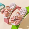 thumbnail image 5 of Girl Sandals Girl Children Shoes Comfortable Soft Soled Slippers Fashionable Flower Pearl Beach Sandals And Slippers #Pink, 5 of 7
