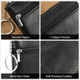 thumbnail image 5 of 2 Keychain Leather Coin Purse Zipper Mini Pouch Keychain Change Purse for Women Coin Wallet Coin Holder for Purse, 5 of 6