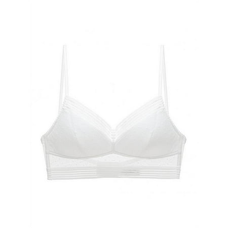 

Wave Point Lace Thin Bra Without Steel Ring French Sexy Invisible Back Underwear Popular