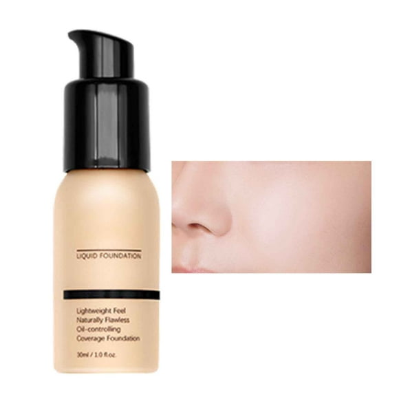 Clearance Best Concealer Concealer Foundation Makeup Brightening Moisturizing Oil Control Waterproof Foundation 30Ml Silky Water Foundation 30ml Lightweight And Breathable Pore Concealin