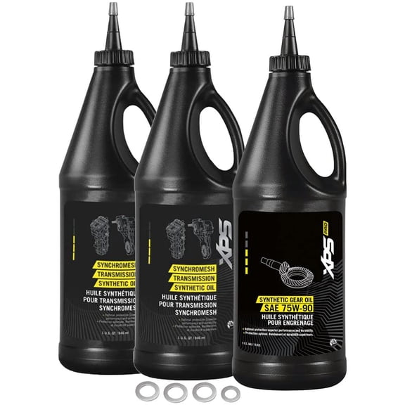 Tusk Drivetrain Oil Change Kit with Can-Am Oil For Can-Am Outlander Max 6x6 450 2020-2021