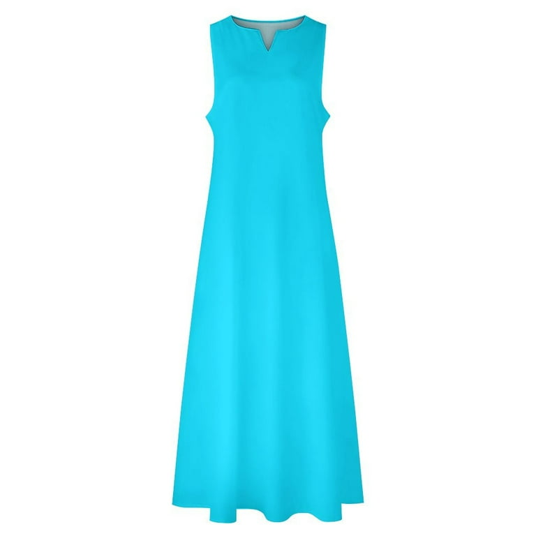 Neon Blue Long Dress wedding dresses for parties birthday dress for wom wom's summer jumpsuit loose summer dress - Walmart.com Neon Blue Long Dress wedding dresses for parties birthday dress for wom wom's summer jumpsuit loose summer dress - Walmart.com