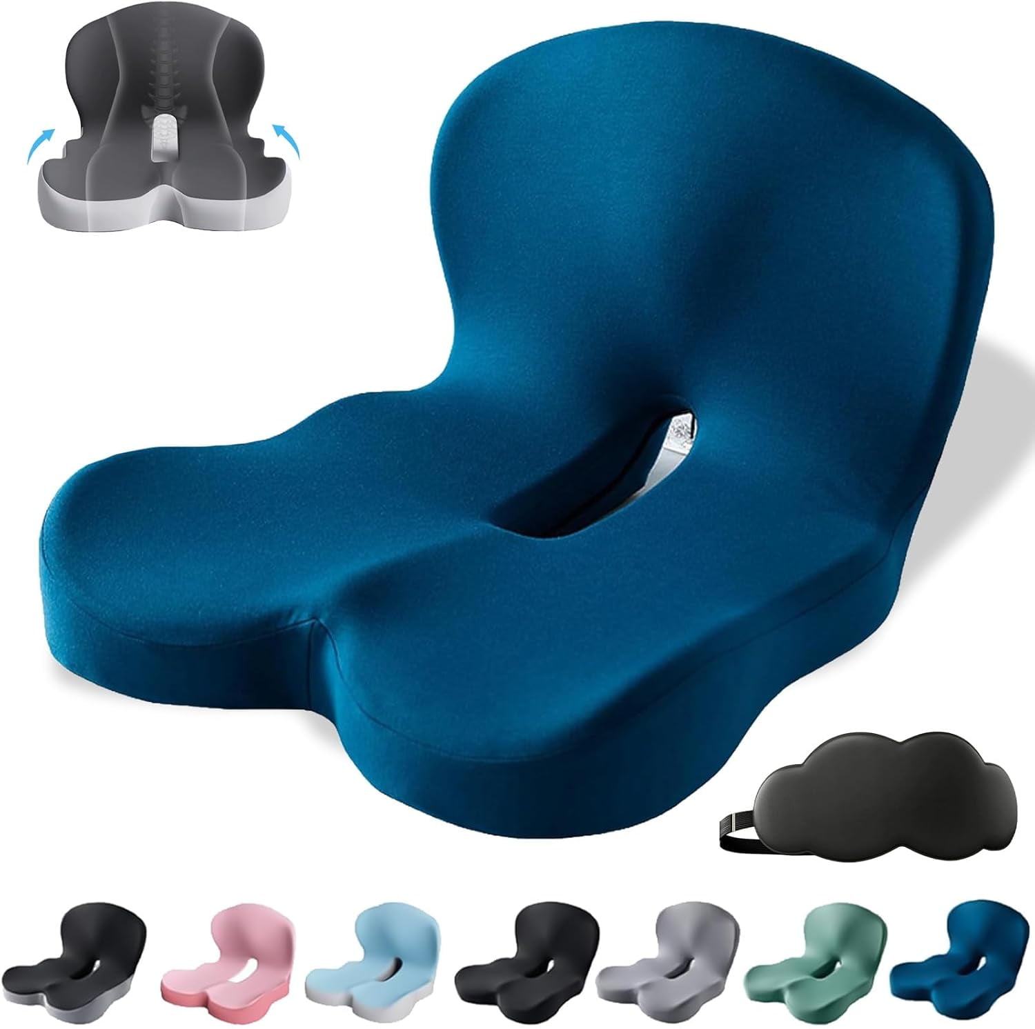 Celinva Orthopedic Cushion, Seat Cushion for Truck Driver, Memory
