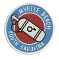 thumbnail image 1 of Myrtle Beach, South Carolina Scuba Flag O2 Tank 3.5 Inch Iron Or Sew On Embroidered Fabric Badge Patch Ocean Beach, Salt Life Iconic Series, 1 of 2