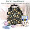 thumbnail image 4 of Kdxio Baby Diaper Backpack,Multi-Function Travel Backpack Nappy Bags,Nursing Bag, Fashion Mummy,Roomy Waterproof for Baby Care(Octopuses And Leaves), 4 of 5