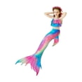 thumbnail image 3 of Mermaid Tails for Swimming Girls Swimsuit Princess Bathing Suit Bikini Size:120cm, 3 of 6