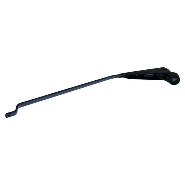 Crown Automotive Windshield Wiper Arm J5762337 Direct Fit; Black; Metal; Single