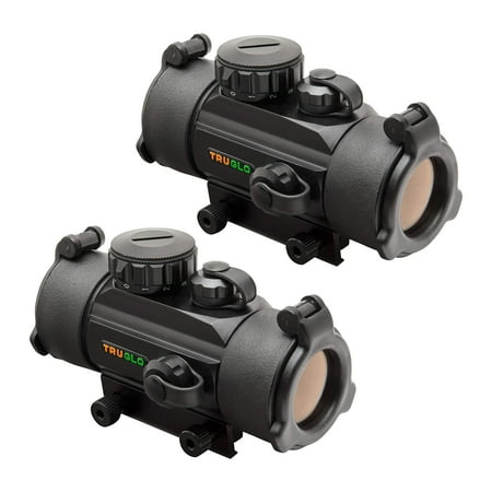 TruGlo Red-Dot Standard Mount Crossbow 30mm Tri Dot Sight (2 Pack)