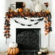 thumbnail image 1 of pstuiky Guirnalda de hojas artificiales para decoración de Halloween guirnalda de hojas de arce colgantes de ratán para interiores hogar Halloween fiesta de Navidad decoración de repisa, 1 of 6