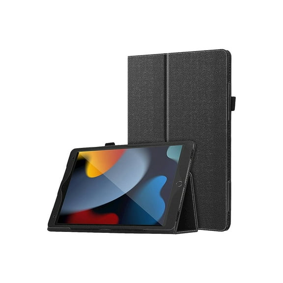 SaharaCase Bi-Fold Folio Case for Apple iPad 10.2" (9th Generation 2021) Black (TB00065)