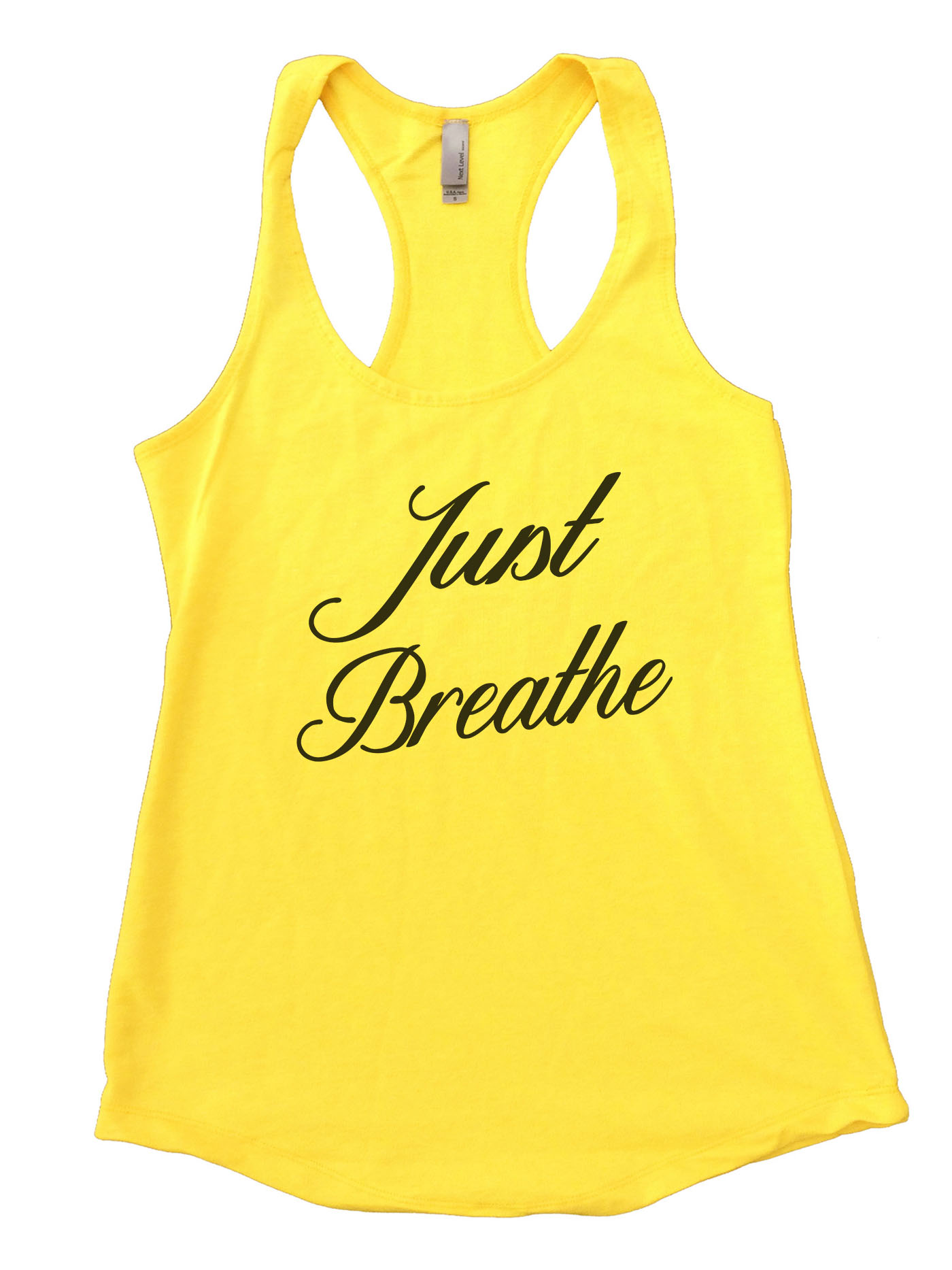 neon yellow workout top