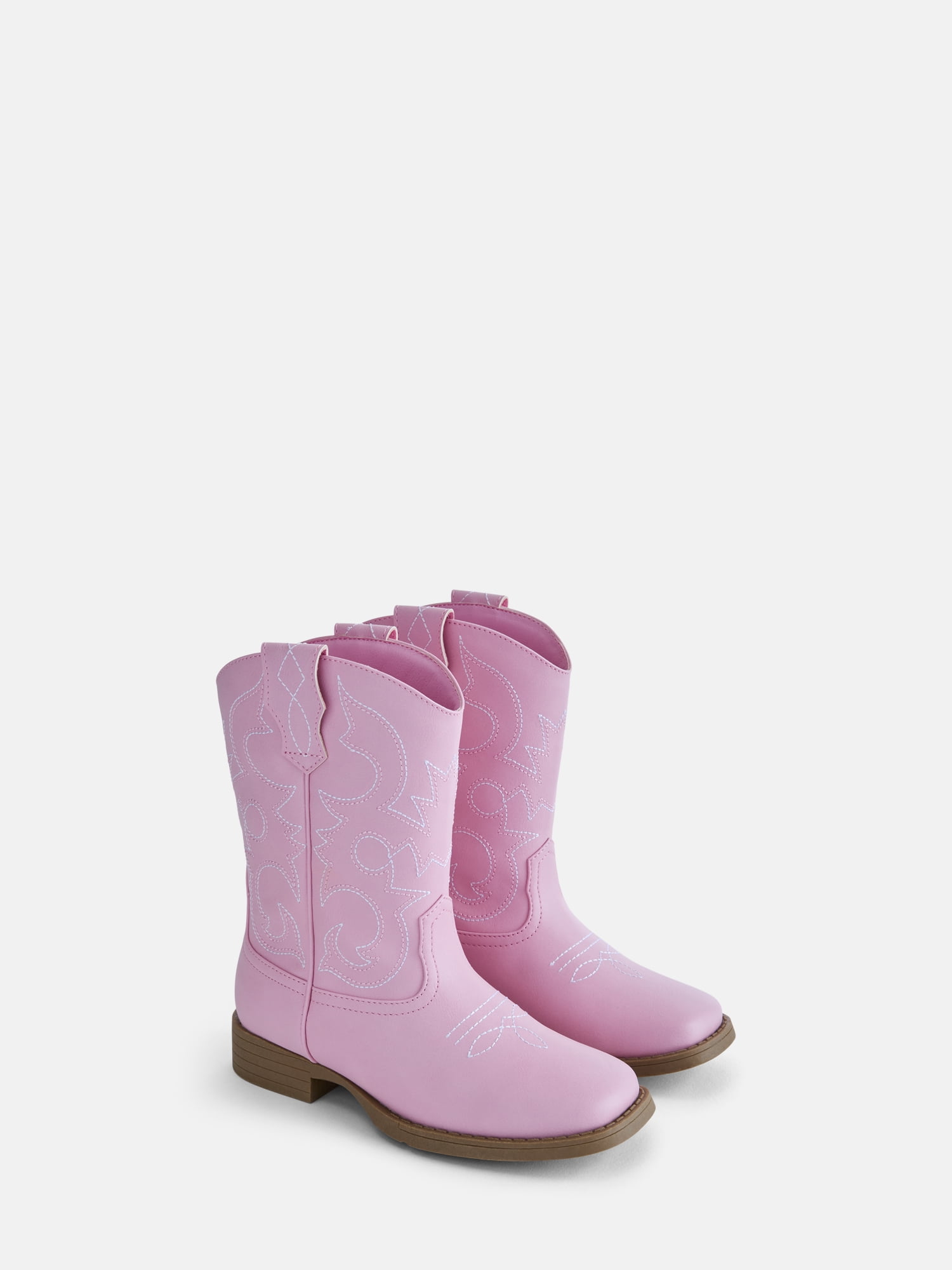 Wonder Nation Toddler & Big Girls Western Cowboy Boots