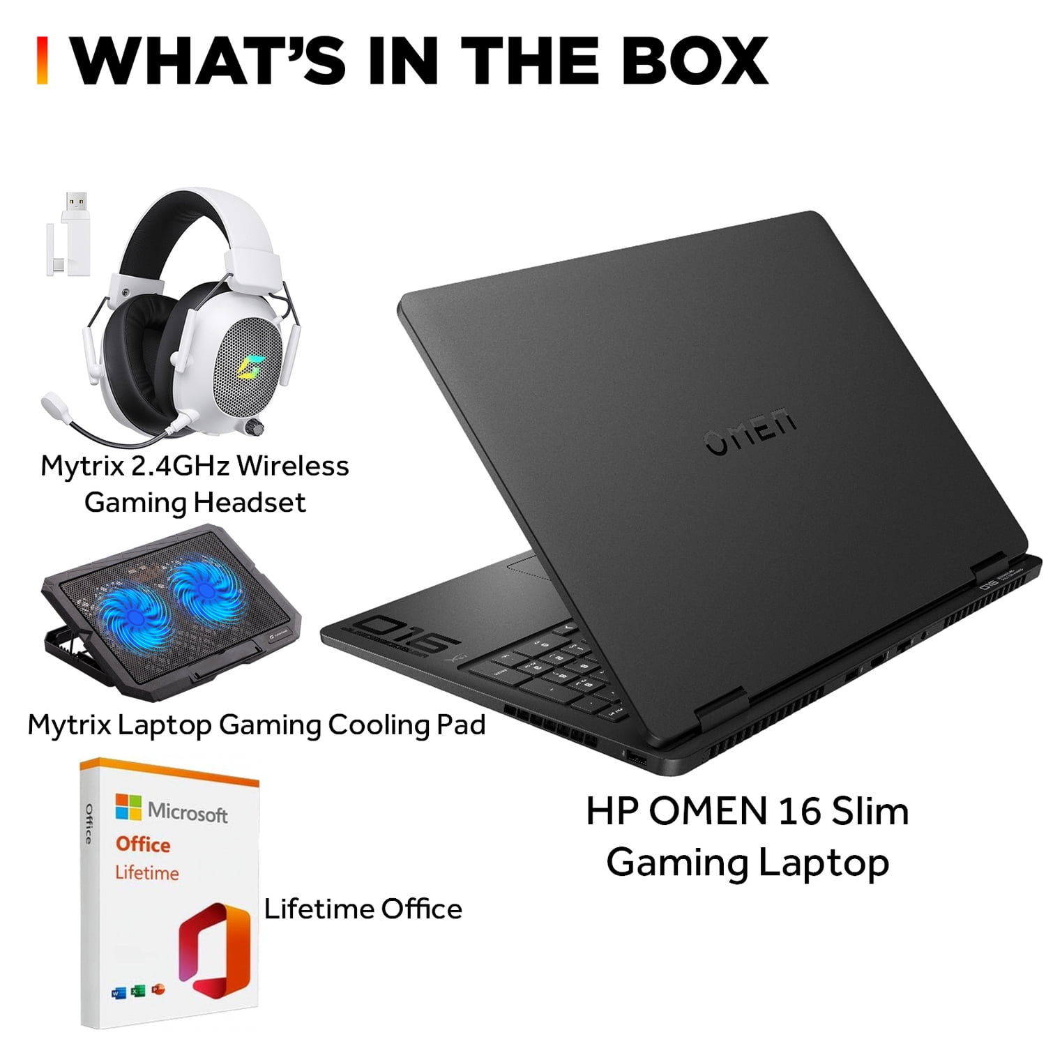 HP OMEN 16 Slim Gaming Laptop, 16" 144Hz 2K Display, Intel Core Ultra 9 285H, NVIDIA GeForce RTX 5070, 64GB DDR5 RAM, 2TB SSD, Wi-Fi 6E, RGB Backlit, Win 11 Pro, w/Mytrix Accessory & Lifetime Office