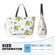 thumbnail image 4 of Fotbe Dinosaur on Excavator Bolsa de Viaje para Playa - Resistente al Agua, Bolsa Tote de Gran Capacidad y Ligera con 7 Bolsillos para Mujeres y Hombres, 4 of 7