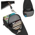 thumbnail image 6 of Xecao's Easter Egg1 Print Sling Bag: A Versatile Chest, Shoulder, and Crossbody Backpack for Casual Days Out, Perfect for Both Men and Women, 6 of 6